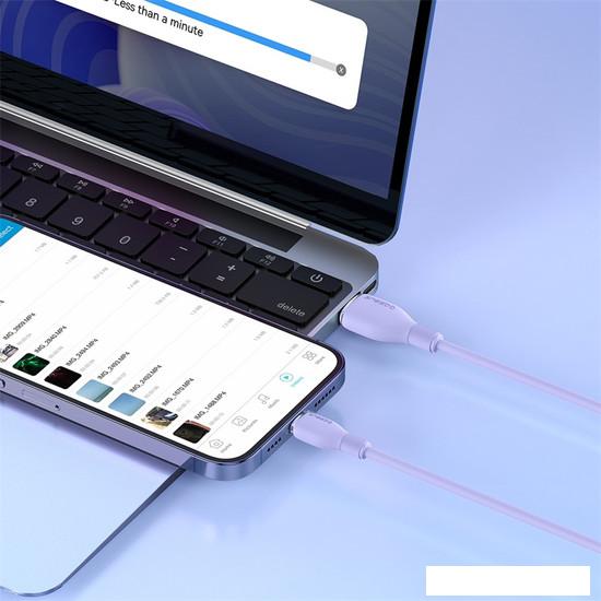 Кабель Baseus Pudding Series Fast Charging Cable 2.4A USB Type-A - Lightning (2 м, фиолетовый)