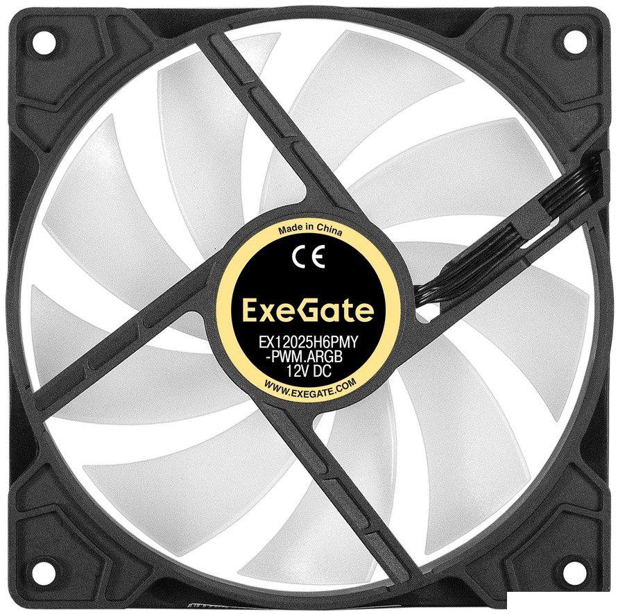 Вентилятор для корпуса ExeGate EX12025H6PMY-PWM.ARGB EX295971RUS