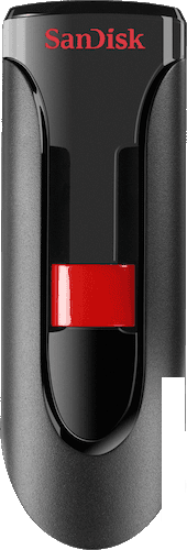 USB Flash SanDisk Cruzer Glide 64GB Black [SDCZ600-064G-G35]