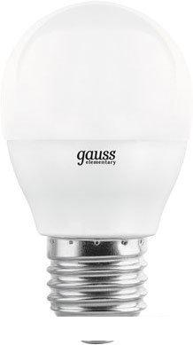 Светодиодная лампочка Gauss Globe-dim E27 7 Вт 4100 К 105102207-D