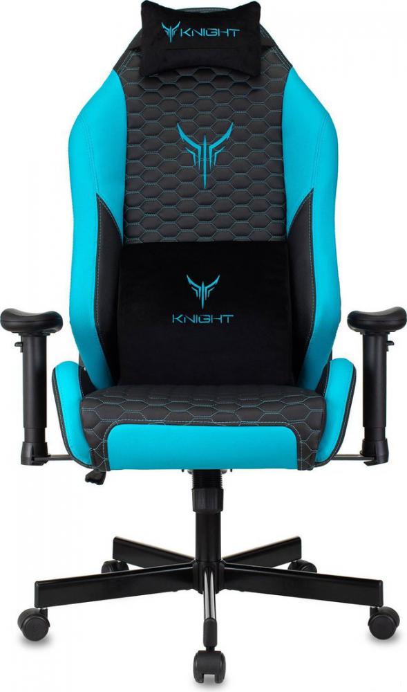 Игровое (геймерское) кресло Knight Neon (черный/голубой)