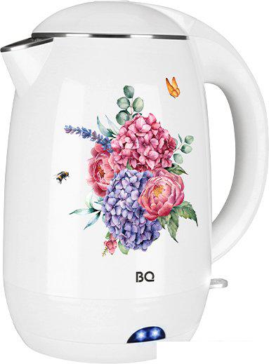 Электрический чайник BQ KT1702P (белый/симфония цветов)