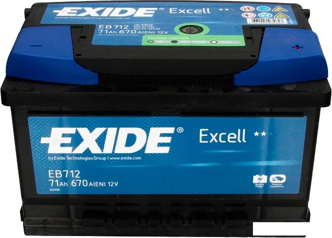 Автомобильный аккумулятор Exide Excell EB712 (71 А/ч)