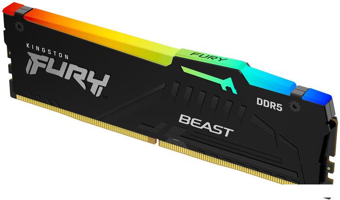 Оперативная память Kingston FURY Beast RGB 8ГБ DDR5 6000МГц KF560C36BBEA-8