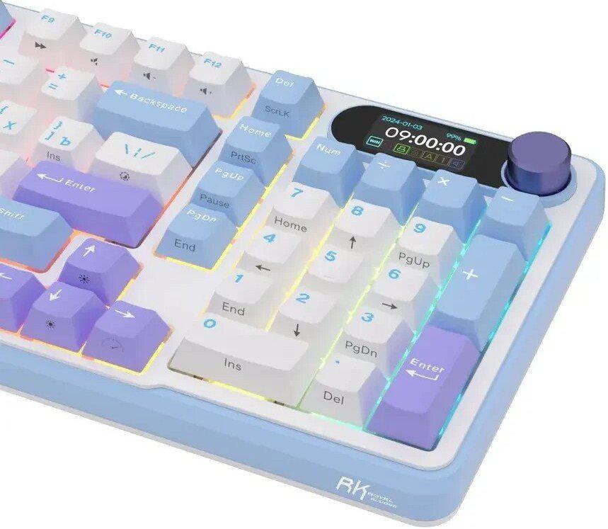 Клавиатура Royal Kludge RK-S98 RGB Taro Milk (RK Cream)