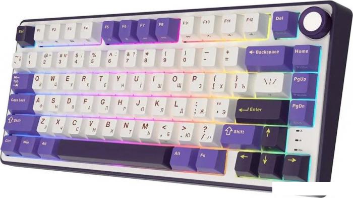 Клавиатура Royal Kludge R75 RGB Blackberry (RK Silver)