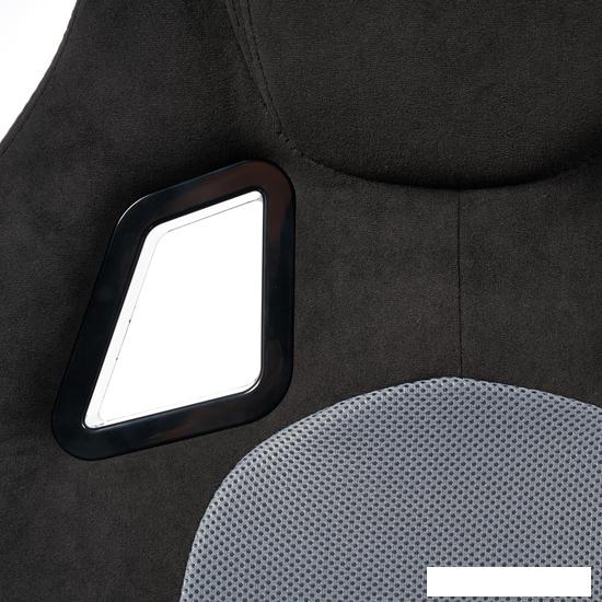 Игровое (геймерское) кресло TetChair Driver (флок/ткань, черный/серый)