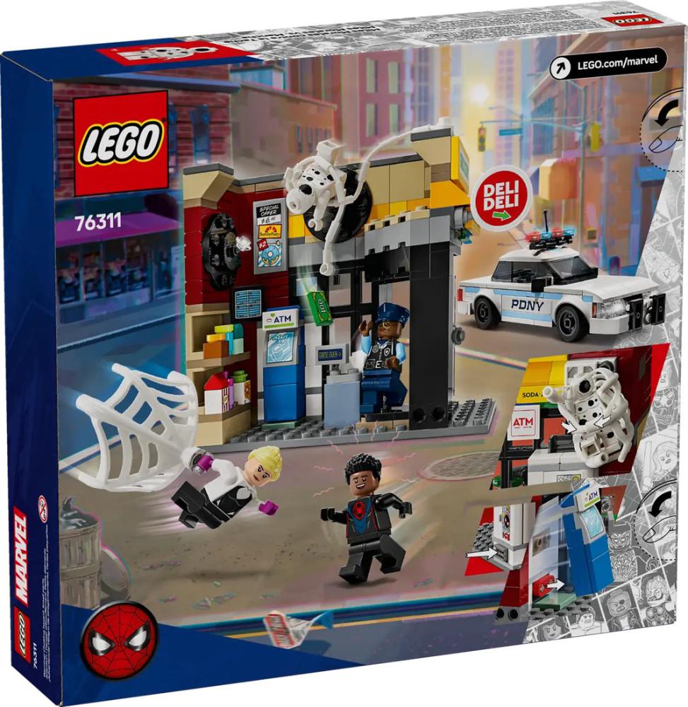 Конструктор LEGO Super Heroes Через вселенные: Майлз Моралес против Спота 76311