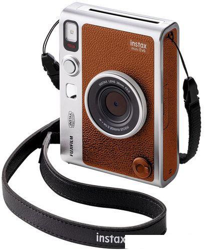 Фотоаппарат Fujifilm Instax Mini Evo (серебристый/коричневый)