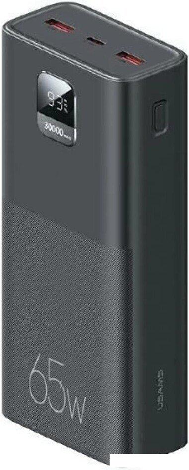 Внешний аккумулятор Usams CD185 PB68 30000mAh (черный)