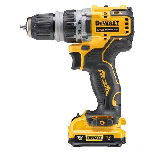 Дрель-шуруповерт DeWalt DCD703L2T (с 2-мя АКБ, кейс, набор патронов)