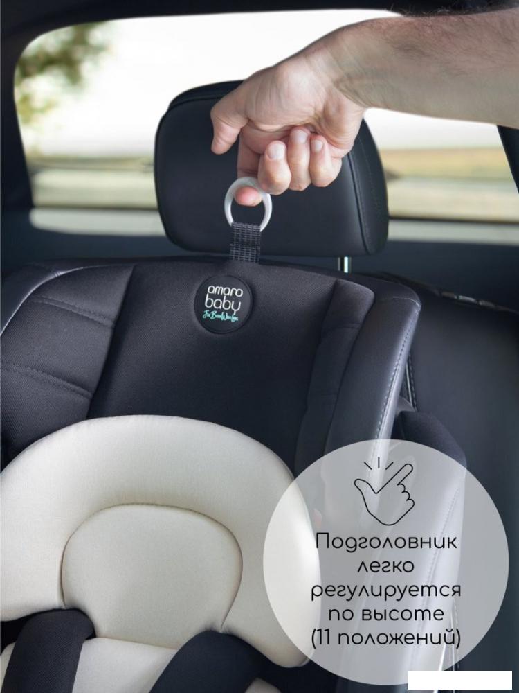 Детское автокресло Amarobaby Favorite Isofix С усиленной боковой поддержкой AB24-20FAV/0910 (черный/графит)