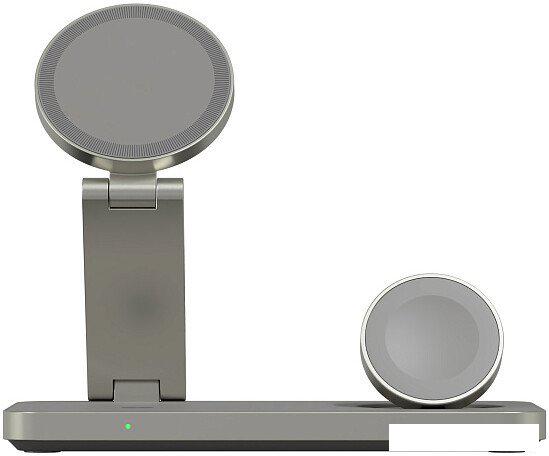 Беспроводное зарядное Magssory Yoga 3 в 1 Charging Station для Apple Qi2 WCH016t (титан)
