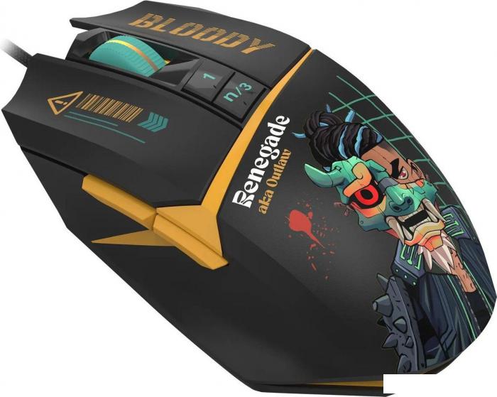Игровая мышь A4Tech Bloody W63 Max Renegade (черный)