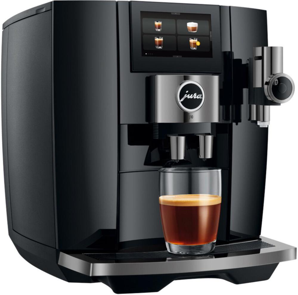 Кофемашина JURA J10 Piano Black EA 15562 (черный)