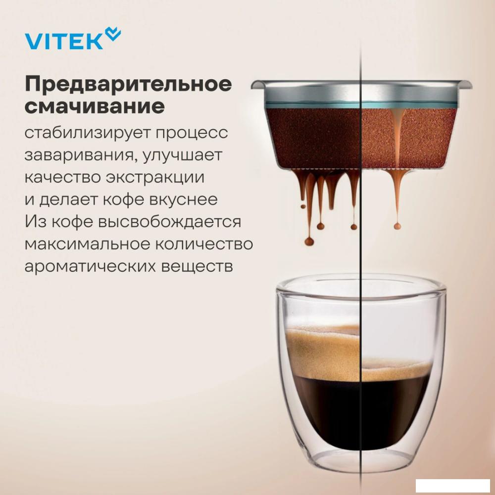 Рожковая кофеварка Vitek VT-CME1501