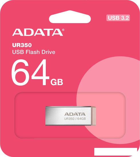 USB Flash ADATA UR350 64GB UR350-64G-RSR/BG