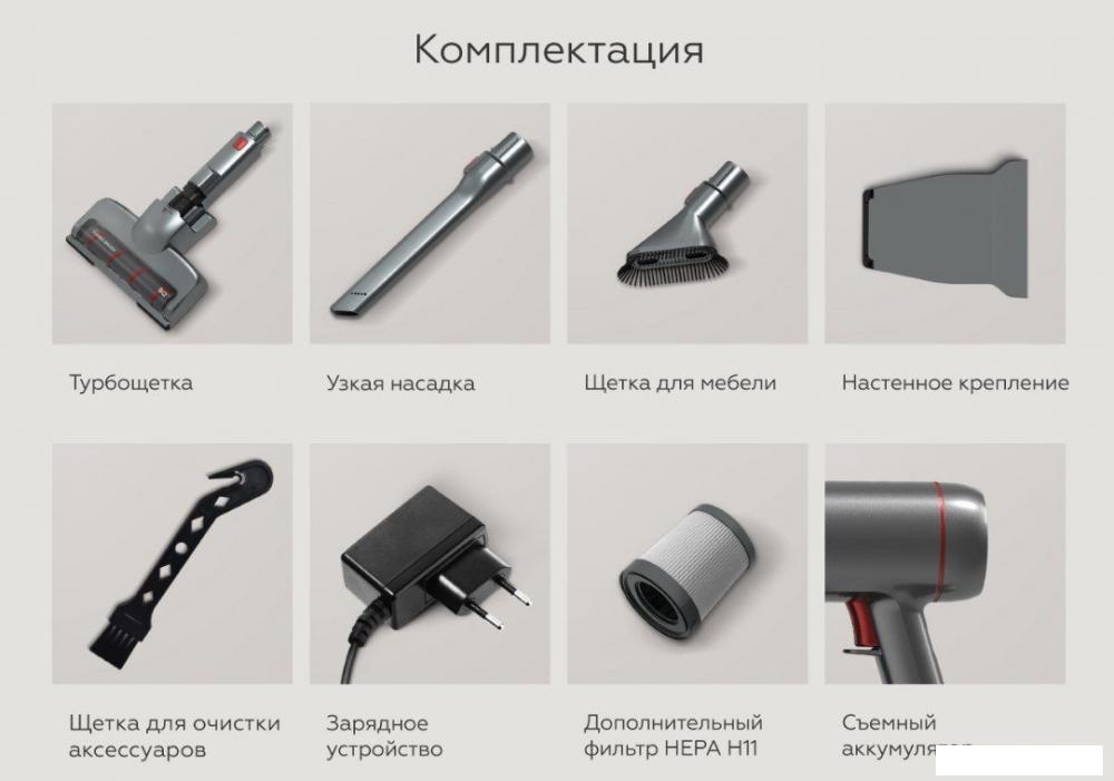 Пылесос BQ VCA0202H (серый)