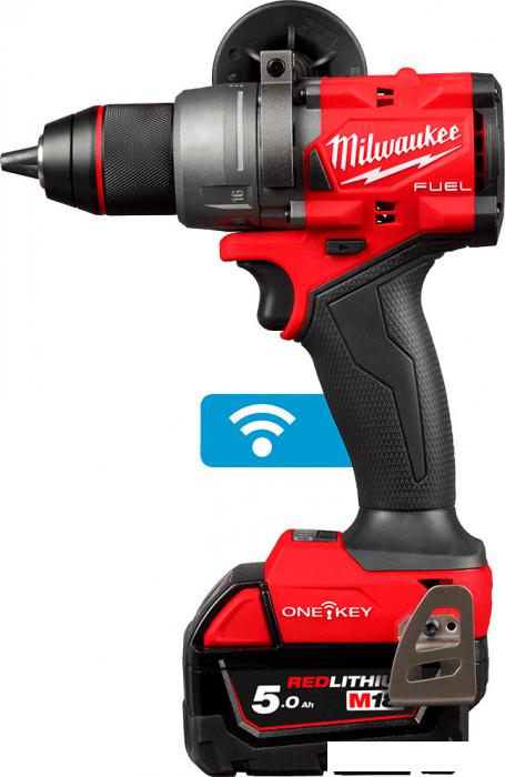 Дрель-шуруповерт Milwaukee M18 FUEL M18ONEDD3-502X 4933492802 (с 2-мя АКБ 5 Ач, кейс)
