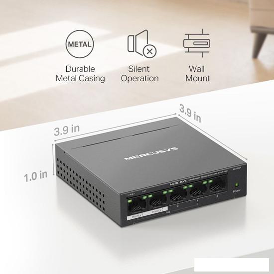 Неуправляемый коммутатор Mercusys MS105GP