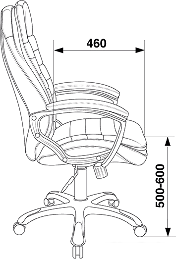 Офисное кресло Бюрократ T-9950LT (коричневый)