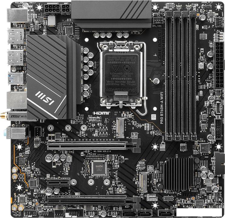 Материнская плата MSI Pro B760M-A WiFi
