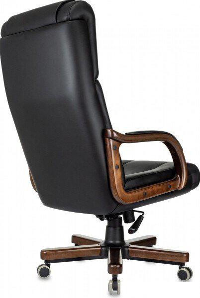 Офисное кресло Бюрократ T-9933Walnut (черный, экокожа)