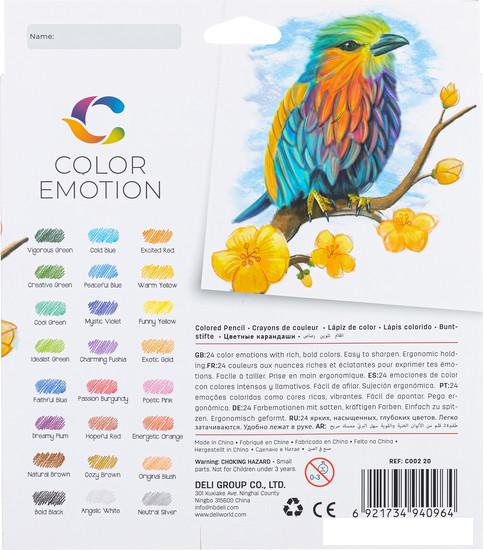 Набор цветных карандашей Deli Color Emotion EC00220 (24 цвета)