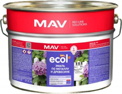 Эмаль MAV Ecol ПФ-115 11 кг (оранжевый)