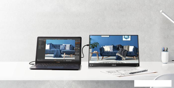Портативный монитор ASUS ZenScreen MB16ACV