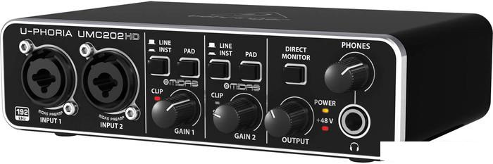 Аудиоинтерфейс Behringer U-Phoria UMC202HD