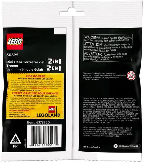 Конструктор LEGO Ninjago 30592 Мини-внедорожник Молния