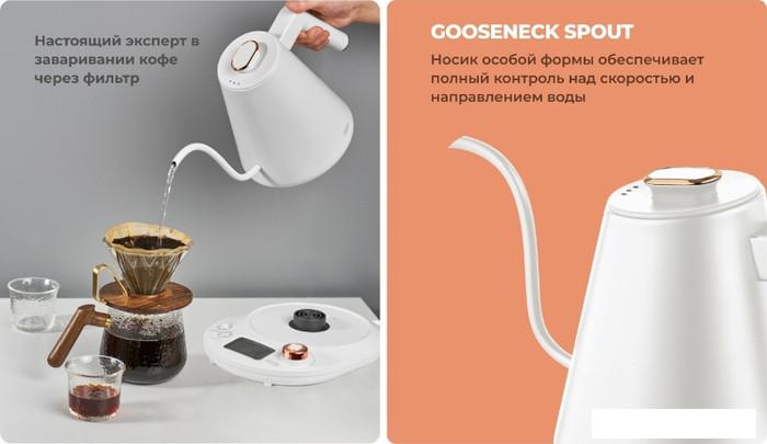 Электрический чайник CENTEK CT-1005 (белый)