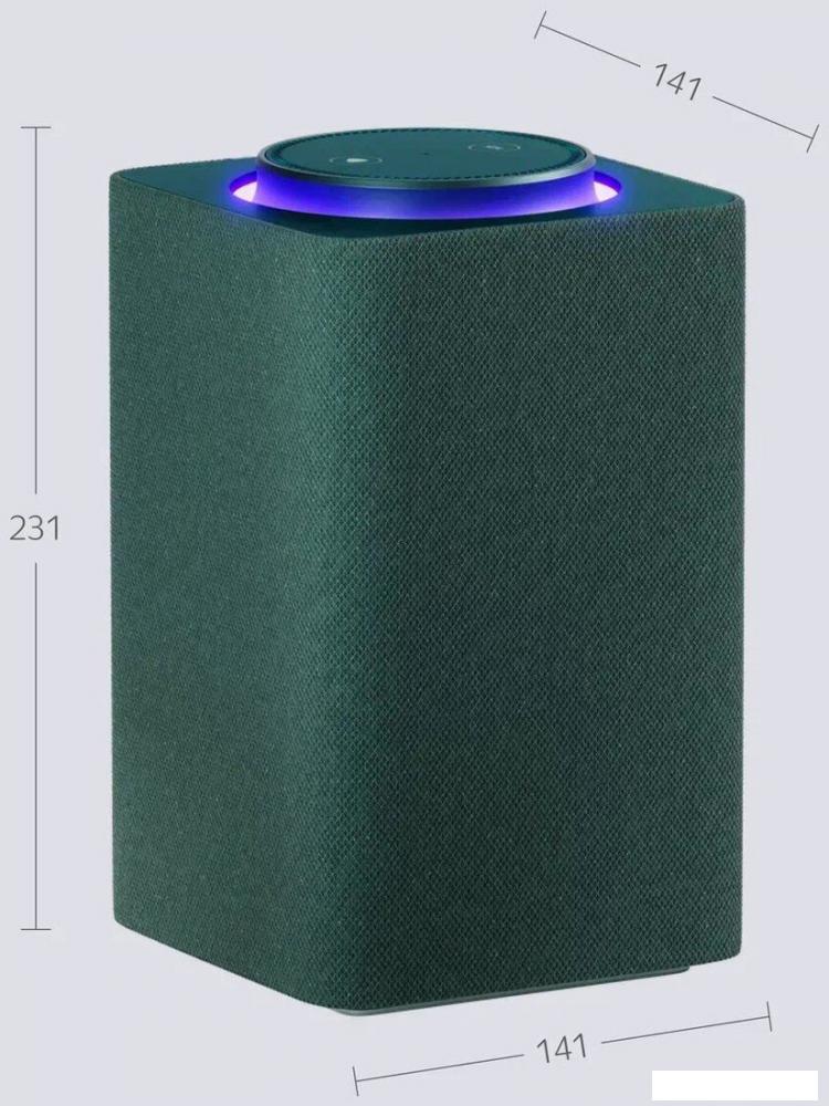 Умная колонка Яндекс Станция Макс (с хабом умного дома Zigbee, зеленый)