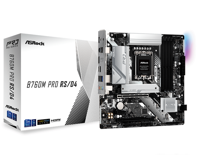 Материнская плата ASRock B760M Pro RS/D4