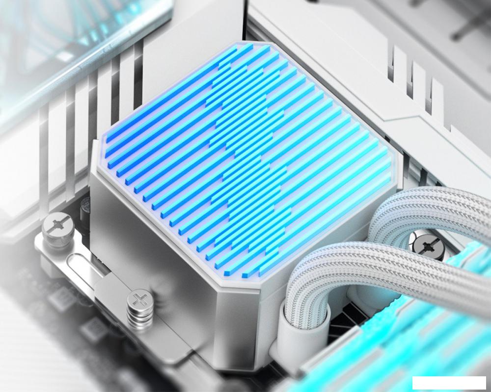 Система жидкостного охлаждения для процессора ID-Cooling DX360 Max White