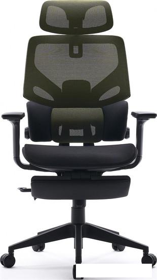 Офисное кресло CACTUS CS-CHR-MC01-LGNBK (черный/салатовый)