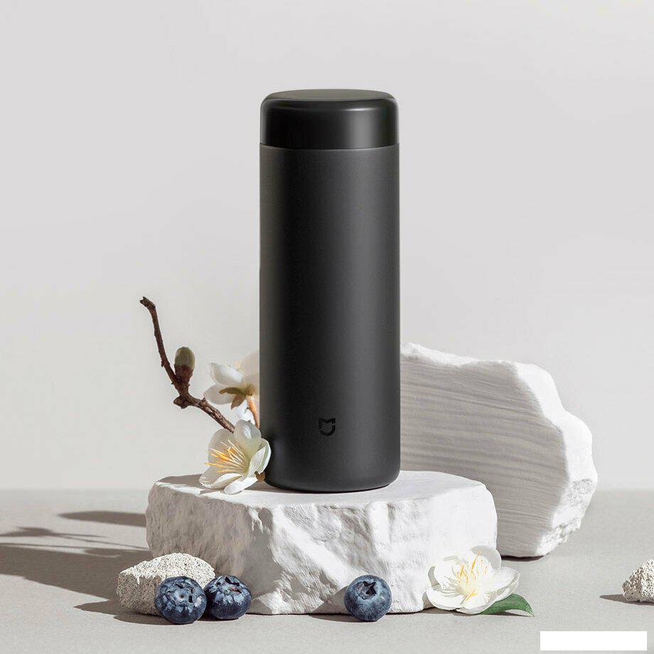 Термос Xiaomi Mijia Vacuum Cup Pocket Edition 350мл MJKDB01PL (черный)