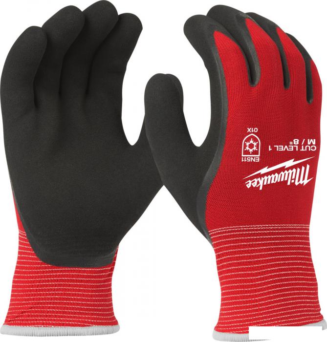 Латексные перчатки Milwaukee Winter Cut level 1/A 9/L 4932479001 (72 пары)