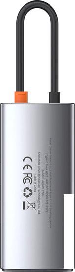 Док-станция Baseus Metal Gleam Series 4 in 1 Multifunctional Type-C CAHUB-CY0G