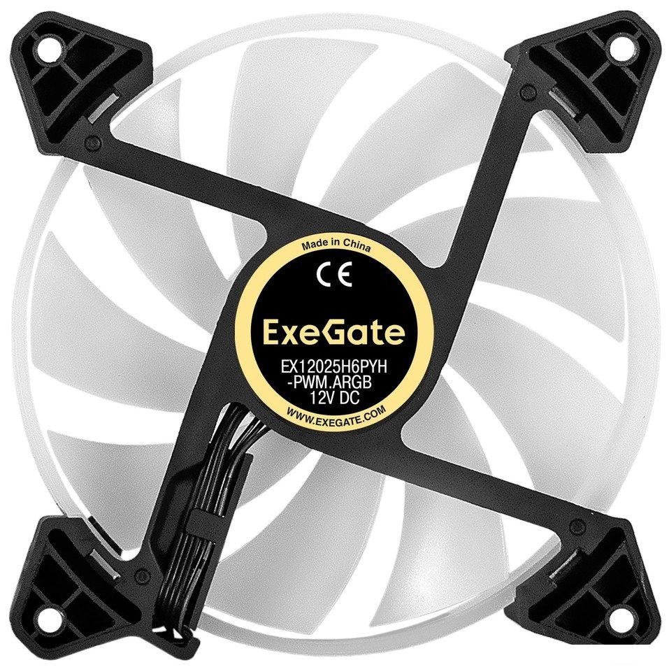 Вентилятор для корпуса ExeGate EX12025H6PYH-PWM.ARGB EX295972RUS