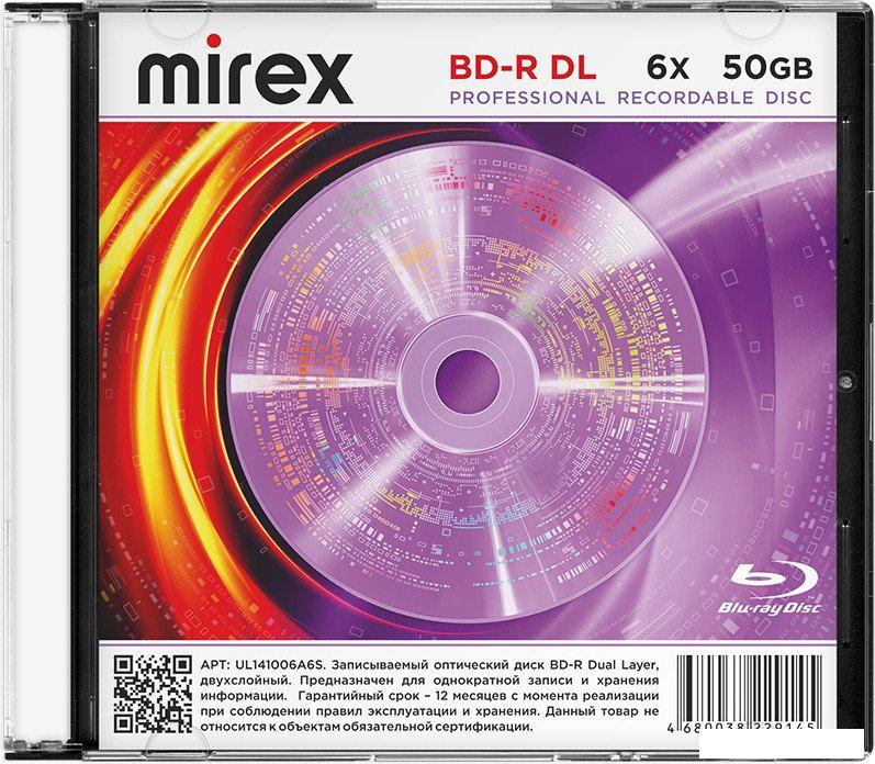 BD-R диск Mirex 50Gb 6х UL141006A6S (1 шт.)