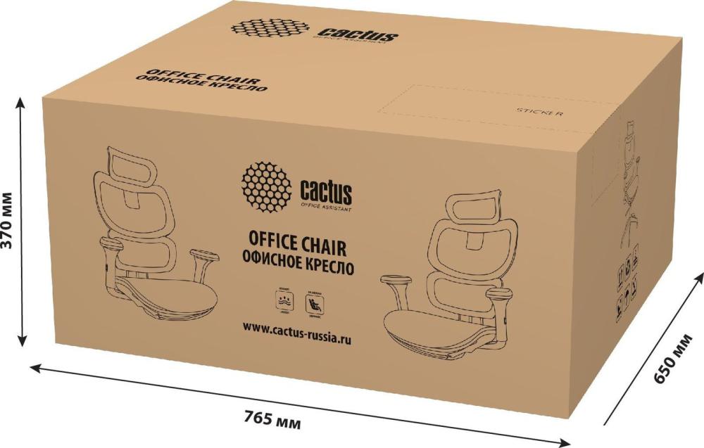 Офисное кресло CACTUS CS-MC555-GY (черный/серый)