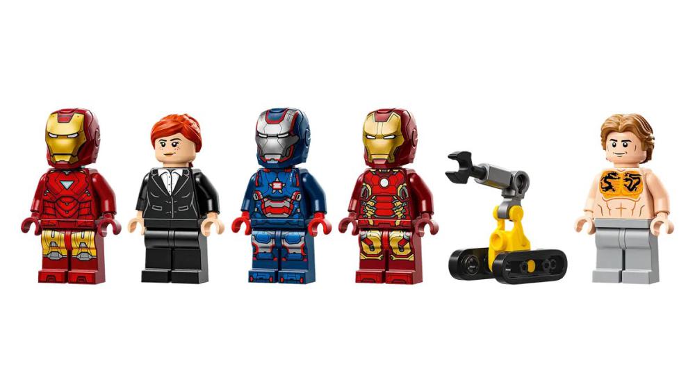 Конструктор LEGO Marvel Лаборатория Железного Человека: Зал Доспехов 76315