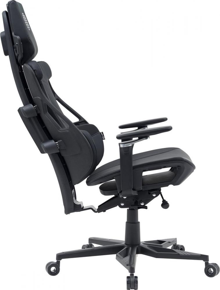 Игровое (геймерское) кресло CACTUS CS-CHR-DUO-BBK (черный кожзам)