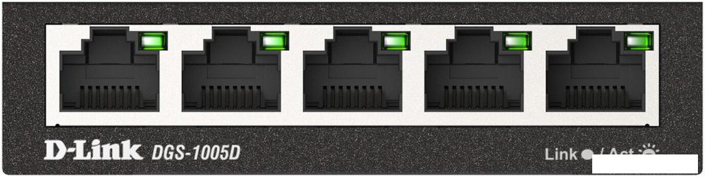 Неуправляемый коммутатор D-Link DGS-1005D/R1A