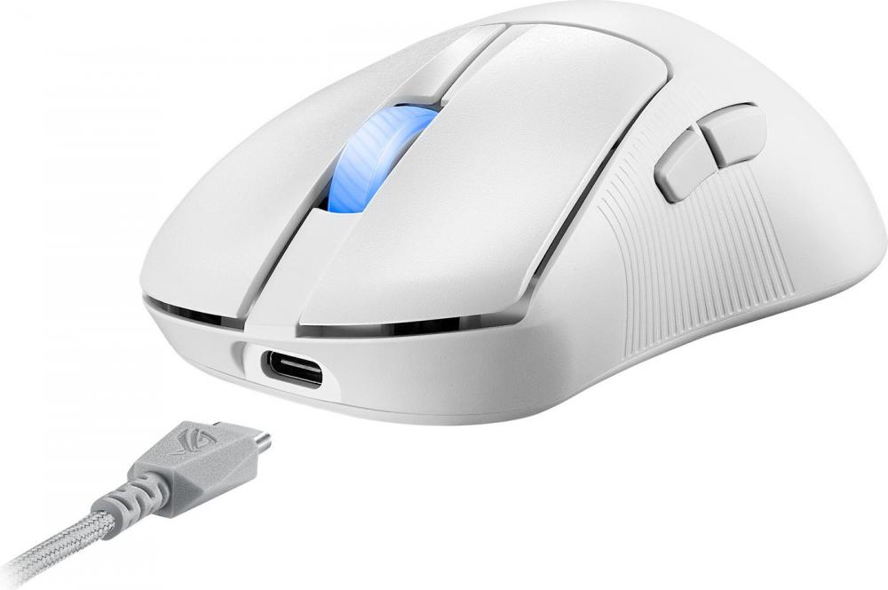 Игровая мышь ASUS ROG Keris II Ace Moonlight White