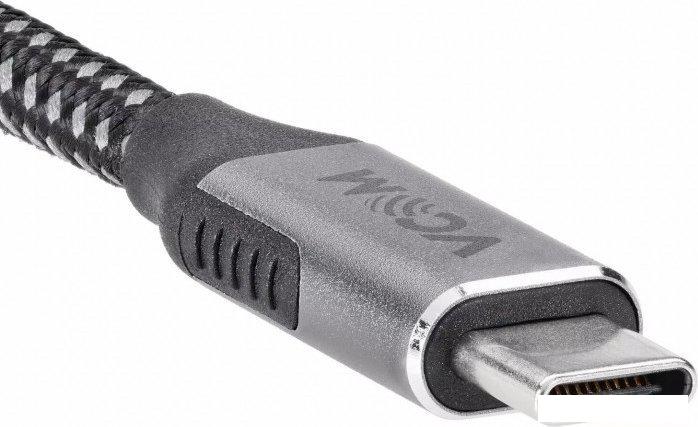 Кабель VCOM CU420M-1.8M USB 3.2 Gen2 Type-C - USB 3.2 Gen2 Type-C (1.8 м, черный)