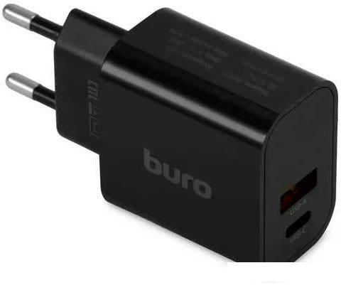 Сетевое зарядное Buro BUWD1 (черный)
