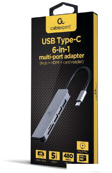 Док-станция Cablexpert A-CM-COMBO6-02